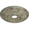 Ekena Millwork Valletta Ceiling Medallion (Canopies up to 3 1/2"), 18"OD x 3 1/2"ID x 1"P, Castle Stone Crackle CM18VLCSC - alternate 3
